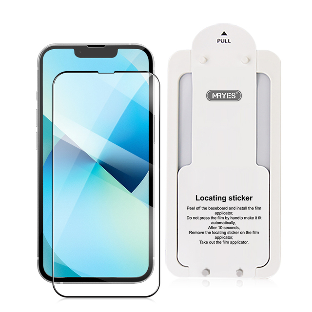 MRYES Hot Selling OEM 0.33mm 9H Tempered Glass Screen Protector Easy Applicator for iPhone 13 iPhone 13 Pro Max