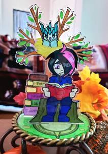 Expositor Acrílico OEM/ODM del Personaje Akina de Book of Lore - Product Image 1