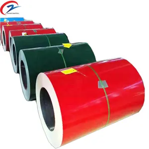 Sıcak satış PPGI bobini renk kaplı/boyalı çelik bobin yapı kullanımı için çin fabrikadan