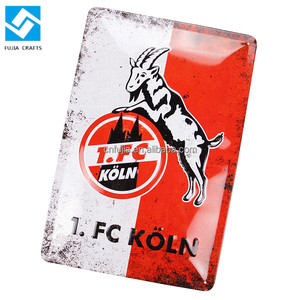 Alemania Berlín decoración de la pared curvada personalizada con carteles colgantes de metal en relieve carteles de chapa al por mayor - Product Image 3