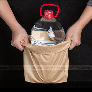 Kağıt biyobozunur çevre dostu bisküvi kraft ekmek poşeti ile pencere - Product Image 6