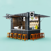 Custom Made 10ft Container mobile Bar Bar Bar Bar per giardino caffetteria per edificio per uffici o bagno di ingresso