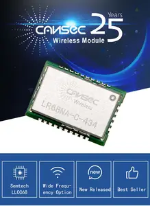 Yeni Cansec LR68NA-C Semtech-Llcc68 Lora kablosuz alıcı verici Iot endüstriyel çözüm 20dBm modülü