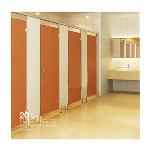 Aogao 20 Series Kompak HPL Umum Toilet Partisi Cubicle