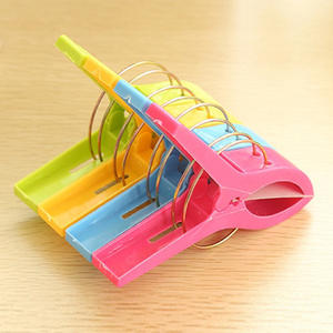 Clips en plastique épaissi, clips colorés pour manteaux, grande taille, clips résistants au vent, lot de 4 - Product Image 5