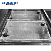 Machine à glace industrielle transparente haute capacité, idéale pour la production de glaçons sphériques