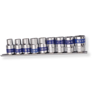 Juego de 11 Llaves de Trinquete Hexagonales Cortas de Plástico con Material de Fosfato de Manganeso, Caja de Herramientas para Reparaciones del Hogar - Product Image 2