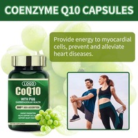 OEM CoQ10 300mg capsules voedingssupplement voor volwassenen, verhoogt de energie, ondersteunt hartgezondheid, vruchtbaarheid, vermoeidheidsbestrijding en gezondheid, met PQQ