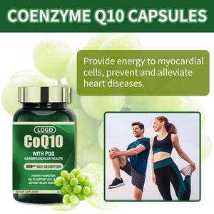 OEM <span class=keywords><strong>CoQ10</strong></span> 300mg Cápsulas Suplemento dietético para adultos Aumenta la energía Apoya la fertilidad del corazón Fatiga Salud con PQQ - Product Image 2