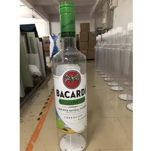 Vácuo personalizado formando garrafa de plástico acrílico transparente expositor