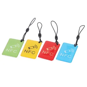 Epoxy QR mã NFC in Tag 125khz/13.56MHz NFC fobs chính cho phương tiện truyền thông xã hội