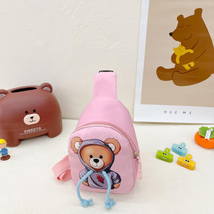 Tas dada kustom anak-anak imut, tas selempang, tas perjalanan, tas anak laki-laki dan perempuan, dompet imut, tas bahu Beruang Kecil - Product Image 2