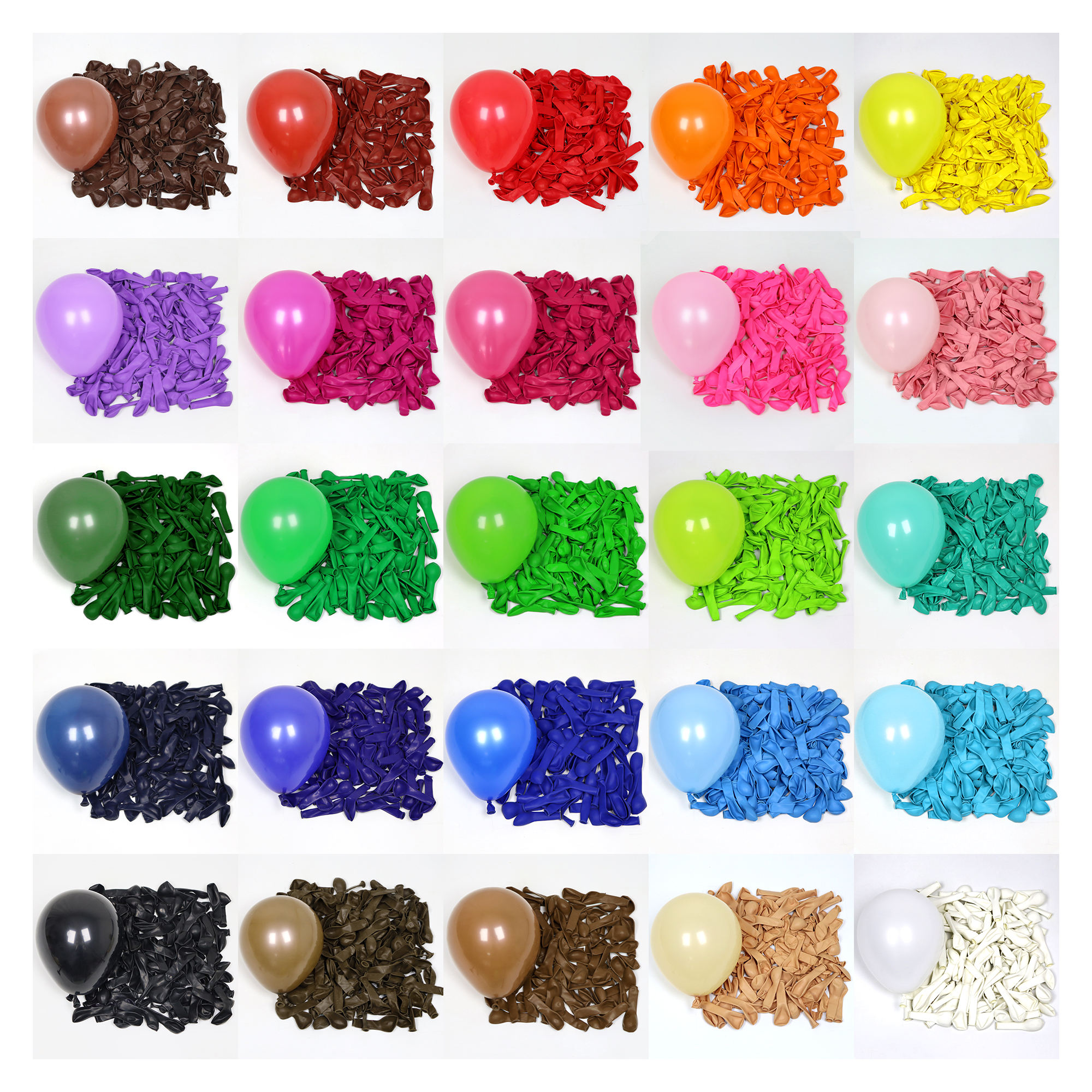 Decoración Globos Cumpleaños Fiesta Boda Látex Dorado 100pcs