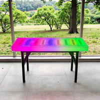 Table de piano interactive à détection tactile LED d'intérieur de style moderne pour les boîtes de nuit, les événements, les familles et les bars Éclairage intelligent CC