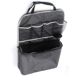 Sac de rangement pour dossier de siège de voiture, tissu Oxford, 4 à 7 compartiments, organisateur multifonctionnel pour utilisation en intérieur de voiture - Product Image 3