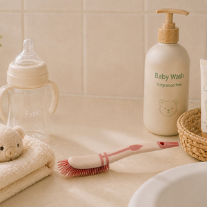 Brand New PP TPE <b>Bottle</b> <b>Brush</b> Non-scratch <b>Bottle</b> <b>Brush</b> Baby <b>Bottle</b> Cleaning <b>Brush</b> with Handle Cleaning for cups <b>bottles</b> nipples - Product Image 3