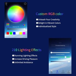 Bande lumineuse de capot de voiture APP BT Music Control RGB Feux de circulation diurne Clignotants pour BMW <span class=keywords><strong>AUDI</strong></span> Voitures SUV Camions Moto - Product Image 4