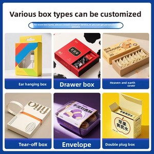 Caja de cartón blanca con tapa tipo cielo y tierra, fabricante de cajas impresas, personalización de cajas de color para productos médicos y de salud - Product Image 2