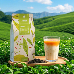 ผง<span class=keywords><strong>ชา</strong></span>เขียวแท้<span class=keywords><strong>ไทย</strong></span> 400 กรัม ติดฉลากด้วยมือ - ส่วนผสมยอดนิยมสำหรับเบเกอรี่และชานมไข่มุก - Product Image 1