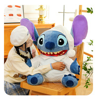 Piyama Berbagai Ukuran, Mainan Boneka Stitch, Hadiah Ulang Tahun, Hadiah Pasangan, Hadiah Liburan, Mainan Mesin Cakar, Mainan Penghibur, Ornamen
