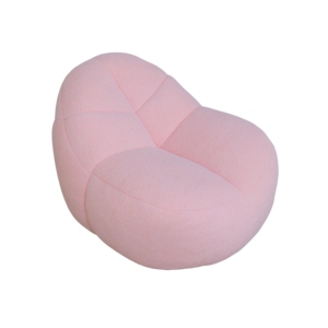 Canapé paresseux moderne et compact pour enfant, remplissage en mousse haute densité, tissu, une place, sans assemblage, pour salon - Product Image 1