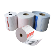 Billet de papier thermique direct de rouleau d'impression personnalisée pour le cinéma de vol