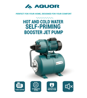AQUOR 370W 26M Förderhöhe Elektronische Wasserpumpe aus Gusseisen für Haushalt und Gartenbau, Hochdruck-Strahlwasserpumpe