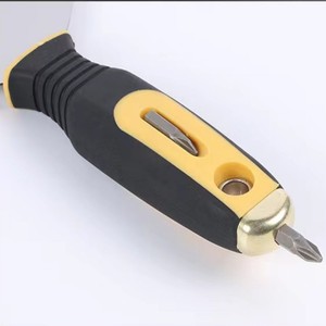 Rascador de cuchillos de 4 pulgadas y 6 pulgadas, hoja Flexible, espátula para masilla de hormigón, mango de goma y plástico con herramientas de punta de <span class=keywords><strong>METAL</strong></span> - Product Image 2