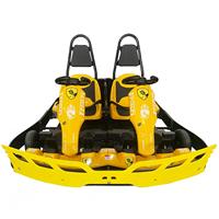 Go-Kart Eléctrico de Doble Asiento para Familias, Kart de Carreras
