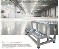 Échelle d'entrepôt pliante d'étape industrielle portative d'acier inoxydable avec la capacité de charge de 300kg pour l'usage d'entrepôt d'atelier