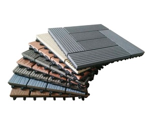 Diferentes tipos 300*300mm DIY Wpc Tiles/WPC Compuesto <span class=keywords><strong>Decking</strong></span> Flooring - Product Image 5