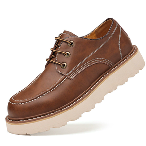 Nouvelles Bottines d'Hiver Personnalisées en Gros à Talons Épais avec Semelle Intérieure en EVA, Chaussures en Cuir Véritable pour Homme, Produits Phares USA 2023 - Product Image 6