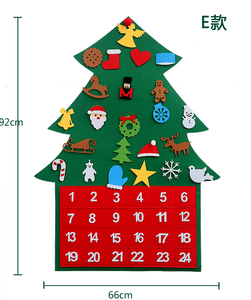 <span class=keywords><strong>Albero</strong></span> <span class=keywords><strong>di</strong></span> <span class=keywords><strong>Natale</strong></span> in Feltro Ecologico Certificato EN71, Assemblaggio Fai-da-Te, 32 Luci LED, Decorazioni e Ornamenti da Parete - Product Image 6