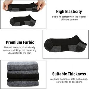 OEM Custom Ankle Athletic Cotton Coolmax <b>Socks</b> <b>Breathable</b> Running <b>Socks</b> for Men - Product Image 2