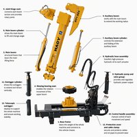 Mini Grue Mobile Électrique sur Camion 2t, Grue Pliante à Flèche de Levage 7m, Treuil Palan DC24v 12v, à Vendre