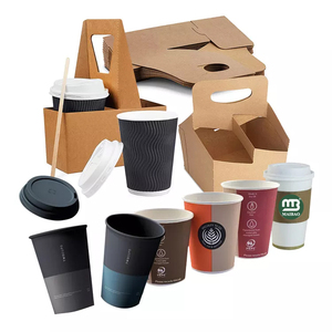 Feuille d'or personnalisée jetable papel café tasse à café isolation simple <span class=keywords><strong>triple</strong></span> double paroi biodégradable gobelets en papier recyclé - Product Image 6