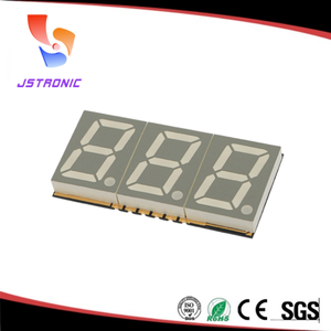 จอแสดงผล LED แบบ <span class=keywords><strong>7</strong></span> ส่วน JSTRONIC บางเฉียบ 3 หลัก ขนาด 0.56 นิ้ว แบบ SMD - Product Image 1