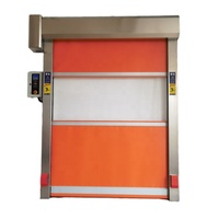 Puerta Rápida Moderna de PVC, Automática, Antipolvo, para Taller, Persiana Enrollable de Acero Inoxidable, Persiana Eléctrica para Almacén