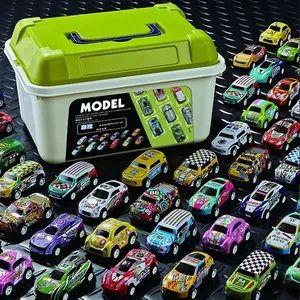 Diecast Toy Vehicles 30 PCS Set Pull Back Racing Cars Metal Friction Powered Car Toys Die Cast Car Vehicles For Kids