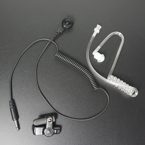 DJS-03S 3.5mm <span class=keywords><strong>Contacteur</strong></span> Bobine Fil Écouter Seulement <span class=keywords><strong>Air</strong></span> Tube Écouteur Casque Écouteur pour Radio Bidirectionnelle - Product Image 3