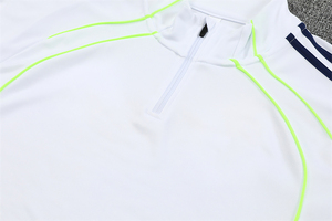 Camiseta de Entrenamiento de Fútbol Carvajal Defender Pro 2526, Color Blanco Cristal, Media Cremallera, Estilo Madrid, Ropa Deportiva para Hombre - Product Image 3