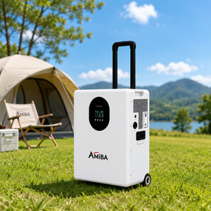 Station d'alimentation portable tout-en-un avec écran tactile 300W 500W 1000W, système de stockage d'énergie solaire domestique 3KW 4KWh - Product Image 2