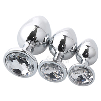 Sexbay - Livraison à bas prix - Jouets sexuels anaux pour adultes - Plugs en acier inoxydable - Massage de la prostate gay - Plug anal - Étanche IPX7 - Toucher réel