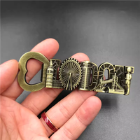 Aimants de réfrigérateur personnalisables en 3D avec logo et motifs de pays, en alliage métallique, imperméables, durables, cadeaux promotionnels OEM