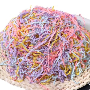 Bán buôn óng ánh 100g Raffia mixcolor giấy bìa Crinkle Cắt vụn cho nước hoa kẹo Hộp quà tặng trang trí bao bì - Product Image 5