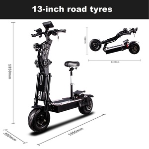 For X13 14-inch <b>72V</b> 10000W/15000W Scooter Aluminum Frame 72V100AH <b>Battery</b> Foldable Waterproof Range X13 72V100AH Scoote - Product Image 3