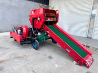 Enrouleur et Emballeur de Balles Rondes Hydraulique pour Mini-Tracteur, Équipement 15-22 CV, Moteur Silencieux, Automatique, Haute Efficacité pour l'Alimentation des Fermes