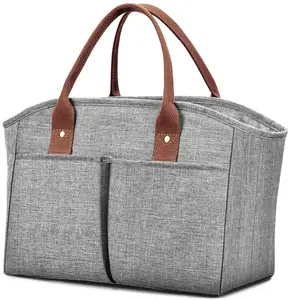 Sac fourre-tout isotherme pour voyage en plein air, sac de rangement Durable, grande boîte à déjeuner, porte-boissons pour adultes, hommes, travail, université, pique-nique, plage, parc