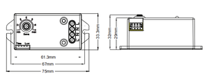 เซ็นเซอร์เรดาร์ไมโครเวฟ pdlux PD-MV1025 5.8GHz 24GHz HF เซ็นเซอร์ตรวจจับการเคลื่อนไหวและตำแหน่งสำหรับควบคุมแสง - Product Image 3