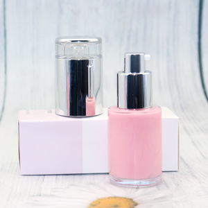 Base de Maquillage Naturelle Formule Améliorée, Crème de Teint et Illuminateurs <span class=keywords><strong>Visage</strong></span> avec Tube Doré Personnalisé, Étiquette Personnalisée Rapide - Product Image 2